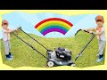 One Hour Lawn Mower For Kids Fun With Little Blippi| Yard Work With Zaynn