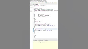 how to call a non static method in java #shorts #youtubeshorts #coding