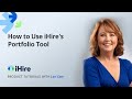 Ihire product tutorial  portfolio tool