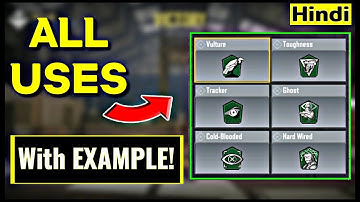 How to USE All GREEN PERKS in COD Mobile | Explained Hindi