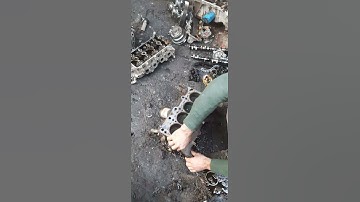 How to open a head and head gasket #mechanic #viral #shot