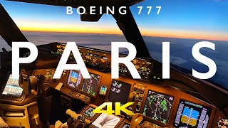 BOEING 777 PARIS LANDING IN 4K