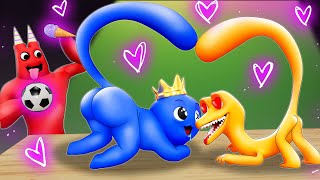 What Happened To Banban? BLUE Love Story? RAINBOW FRIENDS Back Story | Rainbow Friends 3D Animation