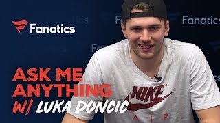 Ask Luka Dončić Anything: from adjusting to the NBA to having Dirk as a mentor | #FanaticsAMASeries