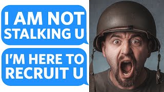 Entitled Recruiter FORCES ME TO JOIN THE MILITARY and Won't take "NO" for an Answer - Reddit Podcast