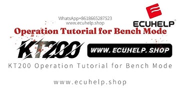 Operation Tutorial for KT200 in Bench Mode
