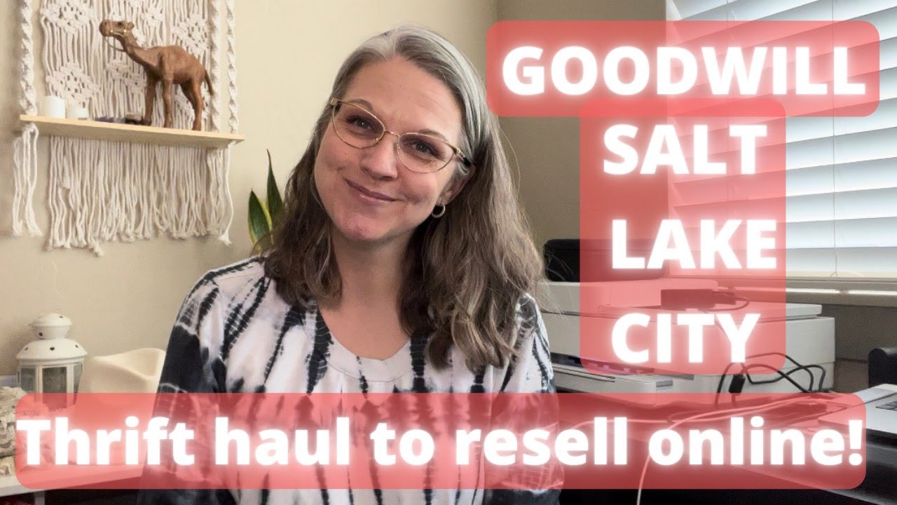 Salt Lake City Goodwill Thrift Store shop with me & clothing haul to