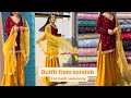 Outfit from scratch for haldi ceremonyoutfit from scratchlatest outfit from scratch for haldi