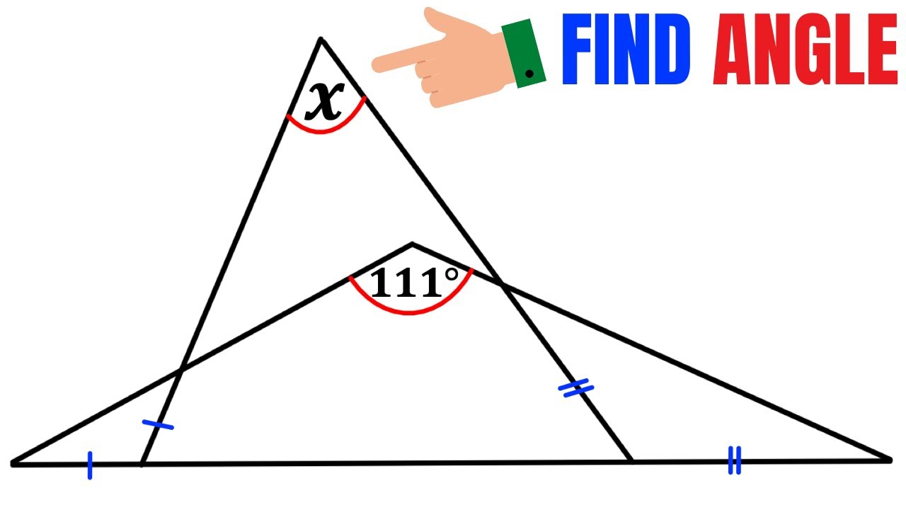 Calculate Angle X Learn how to Solve the Geometry problem Quickly