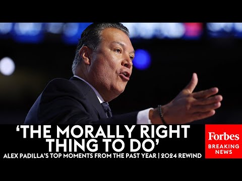 Alex Padilla Fights For Progressive Policies, Questions Witnesses In The Past Year | 2024 Rewind