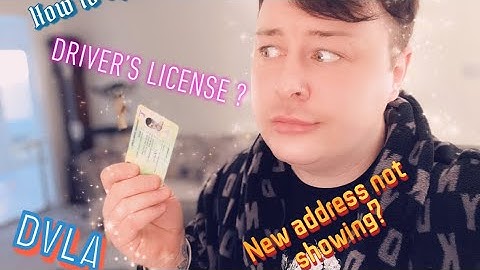 How to update your driving license address with DVLA for a new build house | Haydzer Spellman