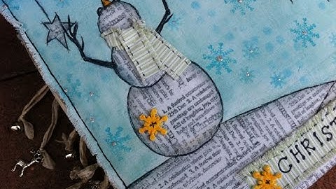 A Faber Castell Design Memory Craft Tutorial   A Fabric Covered Photo Album