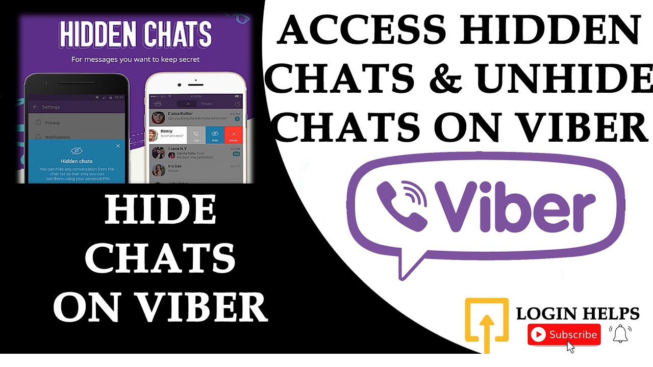 How to Hide Chats on Viber? Access Hidden Chats & Unhide Chats YouTube