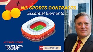 Sports NIL endorsement contracts ESSENTIAL ELEMENTS by Steve Vondran 115 views 3 months ago 14 minutes, 1 second