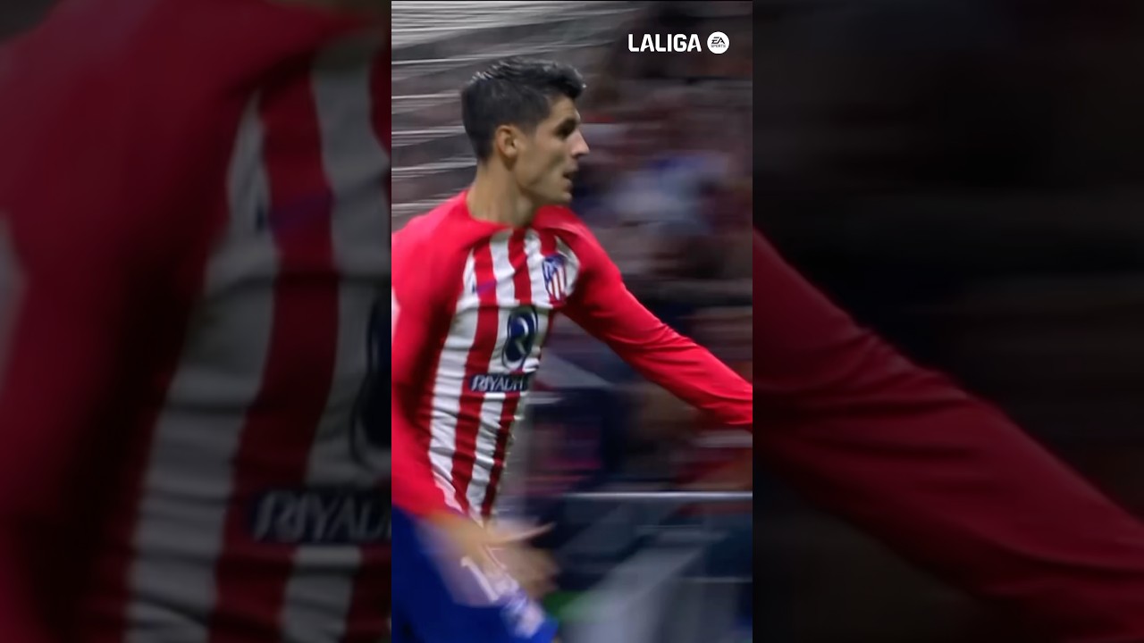 El doblete icónico de Morata en el derbi