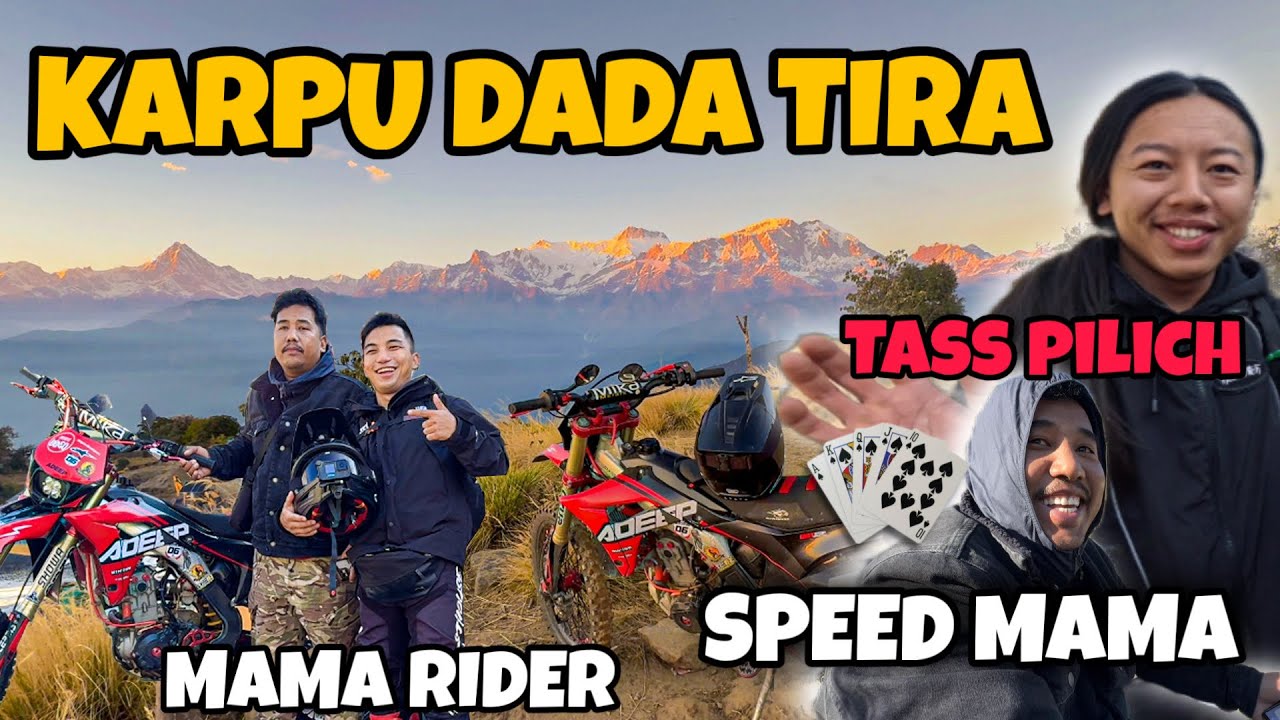 RIDE WITH MAMA AND GANG TO KARPU DADA 🏔️ 