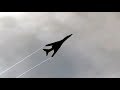 B-1 Bomber Performs Double Aileron Roll