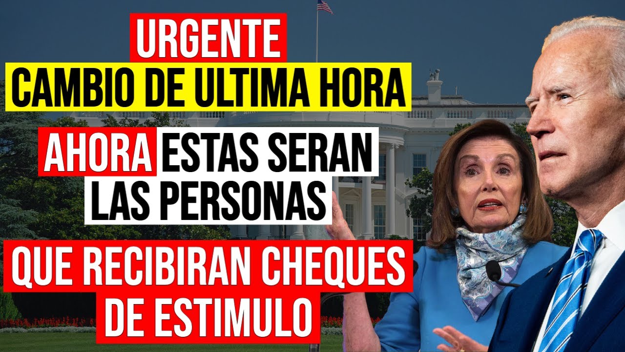 URGENTE ESTIMULO ECONOMICO REALIZAN CAMBIO SOBRE QUIENES