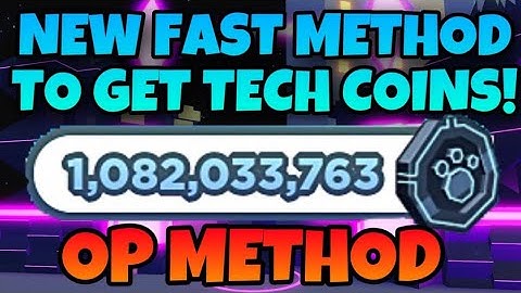 NEW OP METHOD TO GRIND TECH COINS! FASTEST WAY! | Pet Simulator X