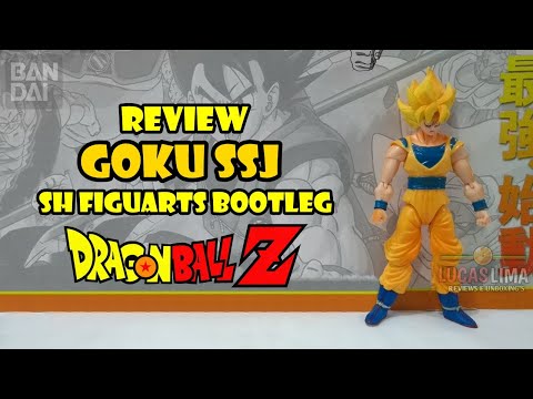 Unboxing & Review Goku SSJ4 Pirata da Dragon Stars (camelô mesmo