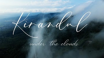 KIRANDUL Township Under Fogg | Drone Shot | Monsoon Bailadila | NMDC | BIOM mine |  Drone view