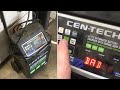 “using” CEN-TECH 2a 10a 40a 200a 6/12v automatic battery charger with engine jump start