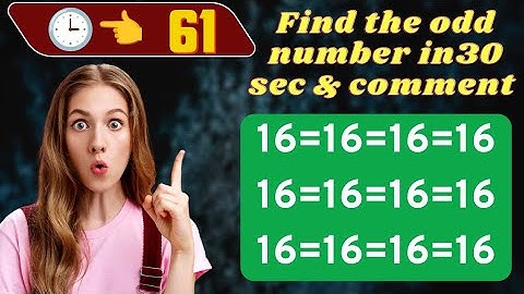 Find the Different Number Only Smart People Can Solve It 30-Second Brain Test! Can You Spot It?