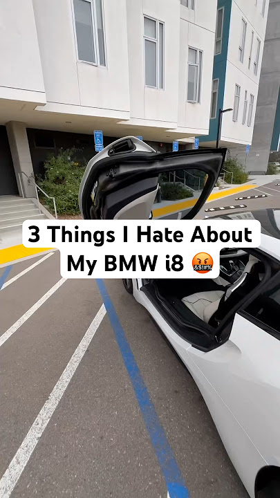 3 Things I Hate About My BMW i8 🤬 #angelocarlos #bmwi8 #bmw #supercar #mperformance