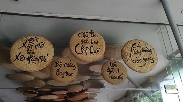 Thi công ốp tre trúc trang trí nhà hàng Chợ Quê - phố Hoàng Ngân | Nội thất tre trúc Ngọc Dương