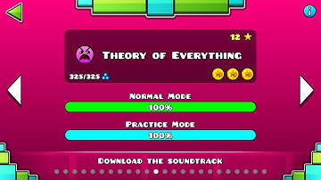 Geometry Dash - Level 12  : Theory Of Everything (All coins)