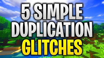 The 5 SIMPLEST and EASIEST Dupe Glitches on Bedrock! (Minecraft Bedrock 5 Duplication Glitches