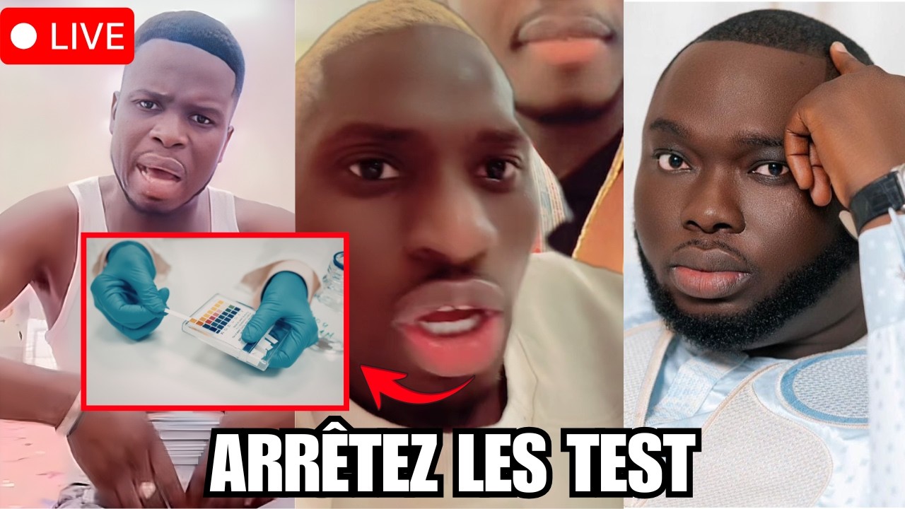 Live 🔴 Adamo Boss réagit à l’affaire Pape Cheikh Diallo 😳 Les tests des influenceurs