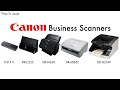 5 Canon Scanner Comparison