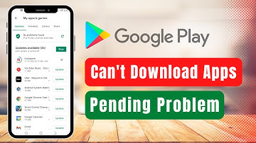 Cannot Download Apps from Play Store | Download Pending Message Solution