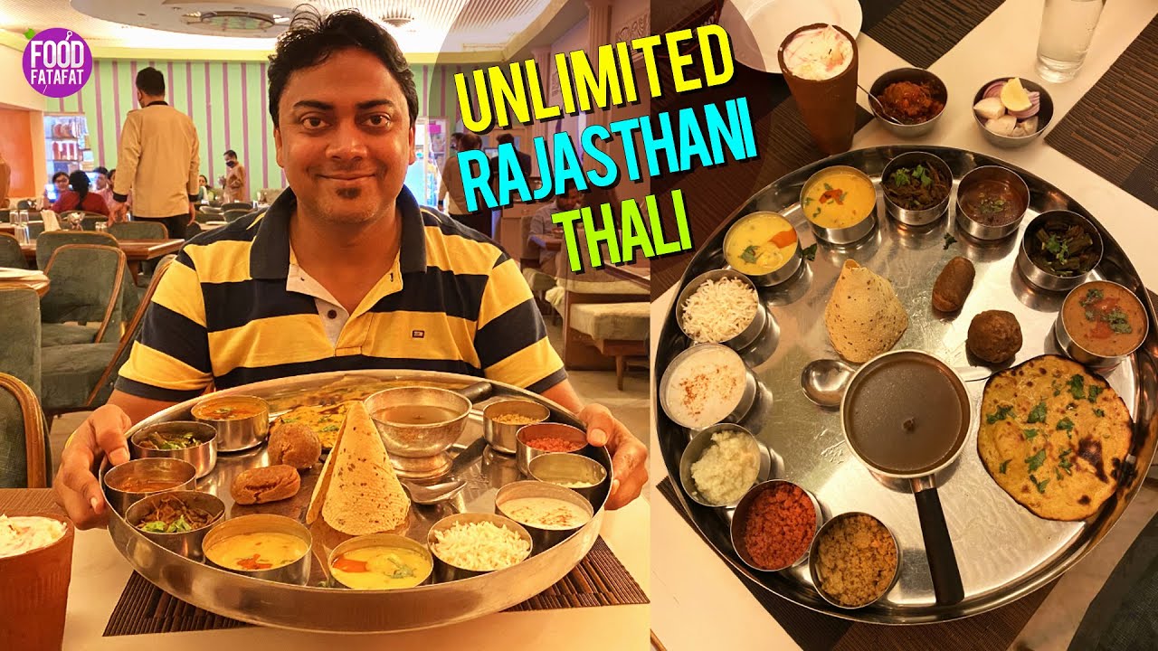 Traditional Rajasthani Thali | Laxmi Mishthan Bhandar Jaipur | Food Fatafat