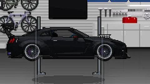 Nissan GT-R Pro league Build | Pixel Car Racer |3100 + HP