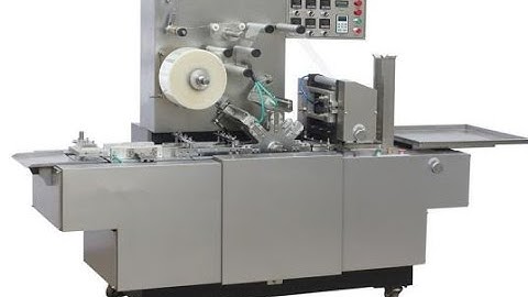 Automatic Cellophane Wrapping Machine for Cigarette Packs 80pcs/min From Poland
