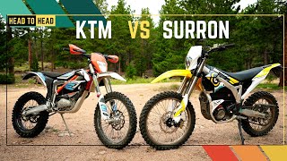 KTM FREERIDE EXC vs. SURRON STORM BEE | Electric Dirt Bike Test + Full Review