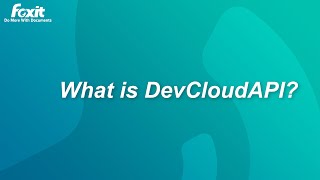 What is DevCloudAPI?