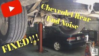 2009 Chevrolet Silverado rear end noise