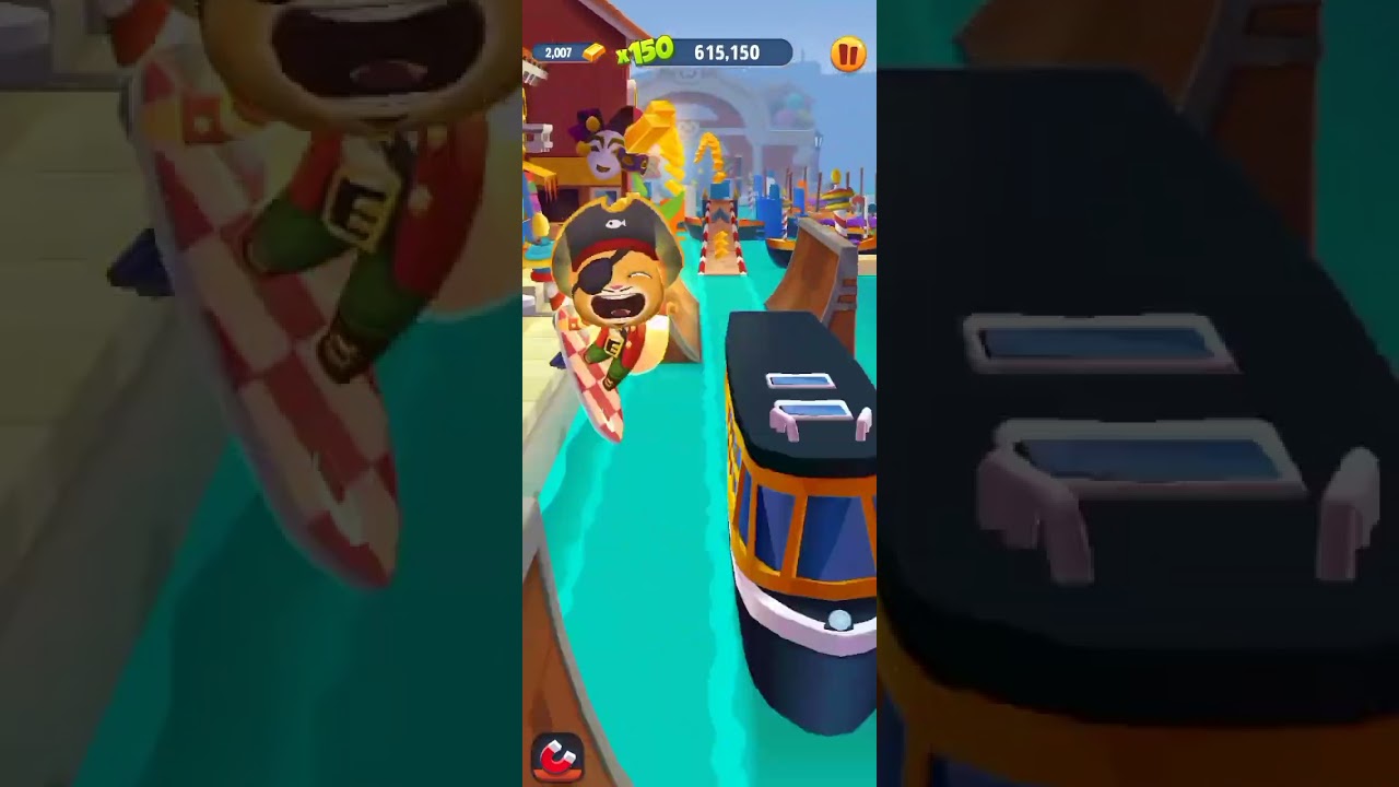 Talking Tom Gold Run But The Music Is Random Part 7