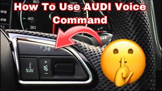 Audi Hidden Voice Control Features You probably didn’t know About 🤔 Audi b7/B8/B8.5/ B9