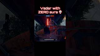 VADER with NO AURA 💀 #starwars #battlefront2 #starwarsbattlefront2 #funnymoments #fails #aura