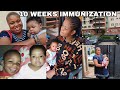 10 WEEKS HOSPITAL VISIT! IMMUNIZATION DAY | A DAY IN OUR LIFE