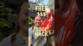 Should I “borrow” another tool?! #gardenhacks #tooltips #dadjokes #gardentips #toolhacks #gardening