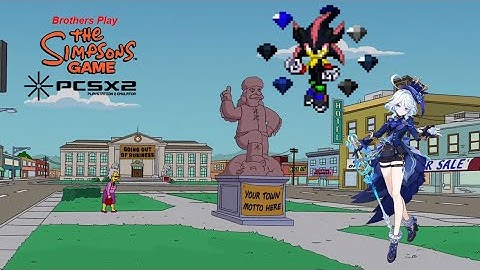 The Simpsons Game (Co-Op, PCSX2) - Part 2: Treehouse of Horror and unfiltered words