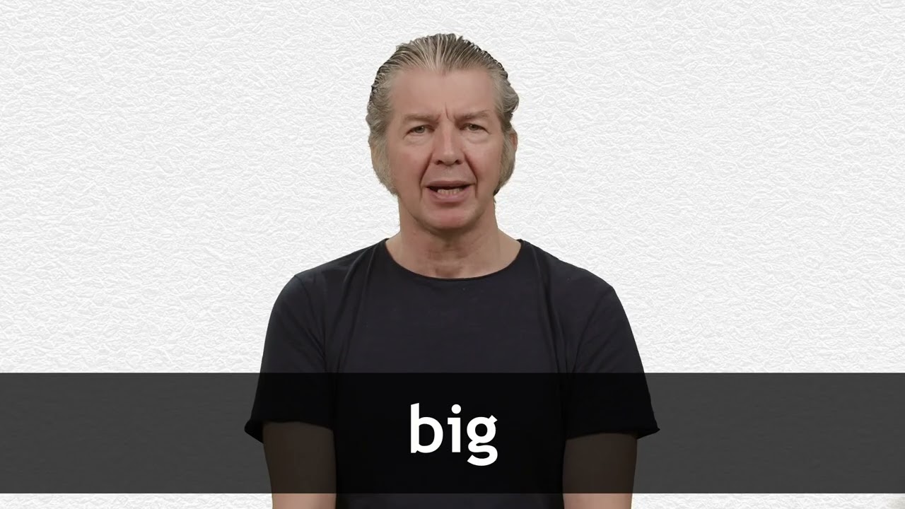 How to pronounce BIG in American English
