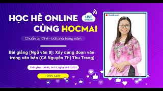 Soạn bài Xây dựng đoạn văn trong văn bản ngắn nhất