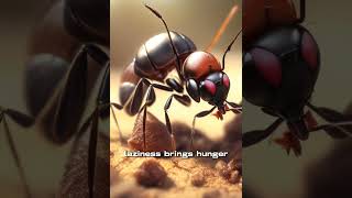 The Busy Ant and the Lesson of Diligence