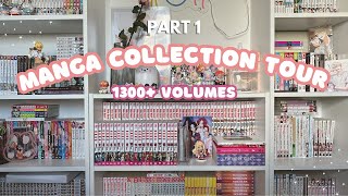 manga collection tour 2024  | 1300+ volumes PART 1